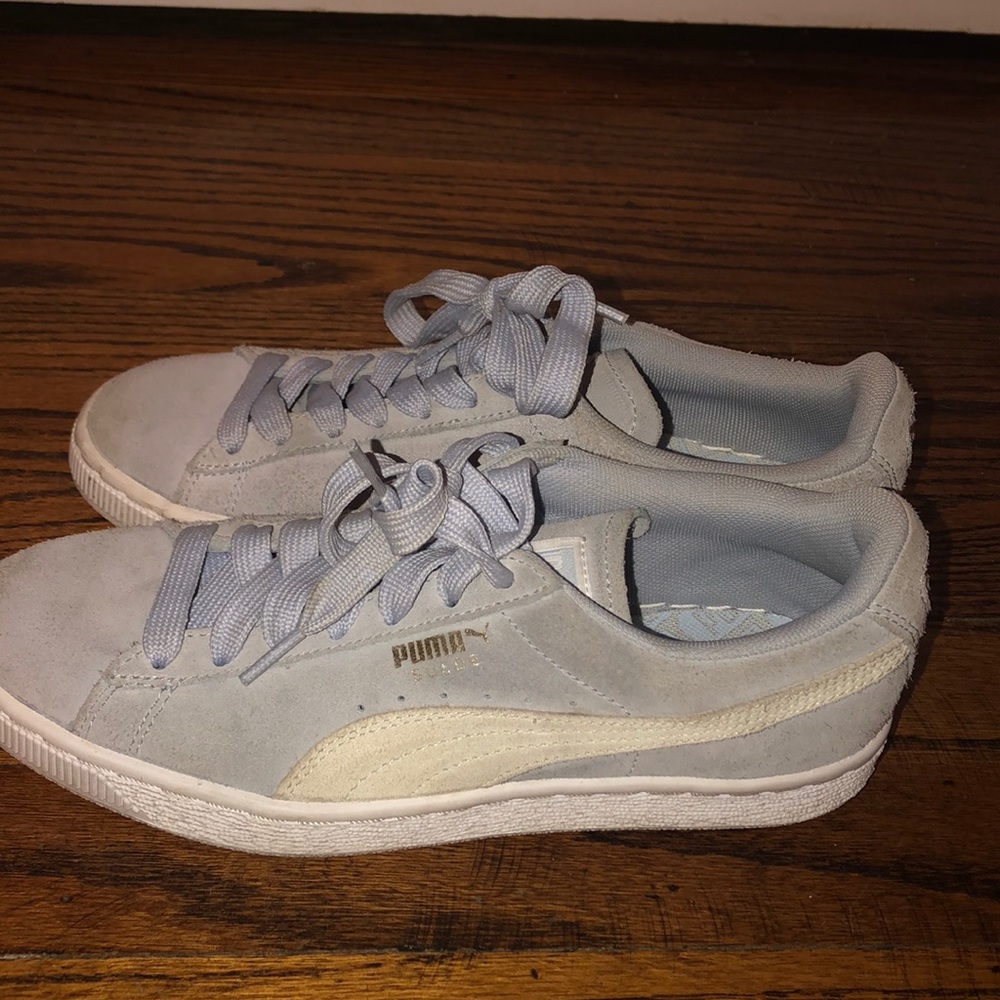 Puma light blue sneakers